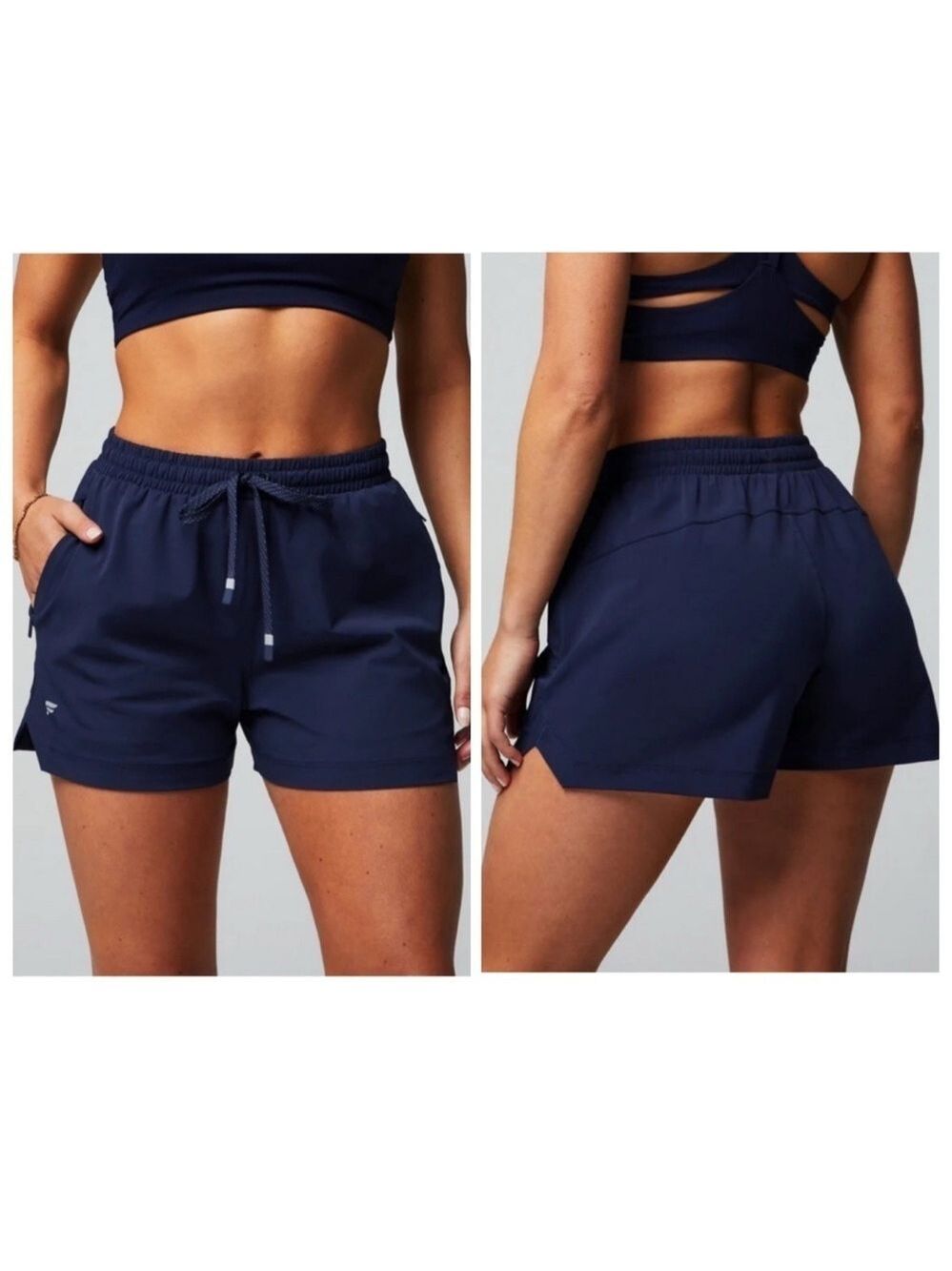 NWT Fabletics The One Short 3” Pockets Quick Dry Stretch Size Medium Brand New